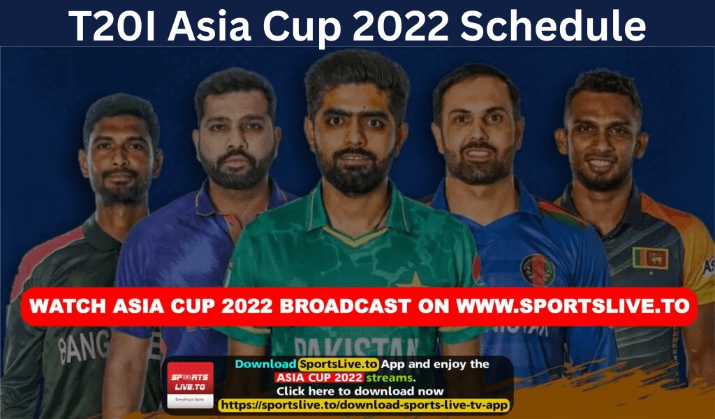 T20I Asia Cup 2022 Schedule